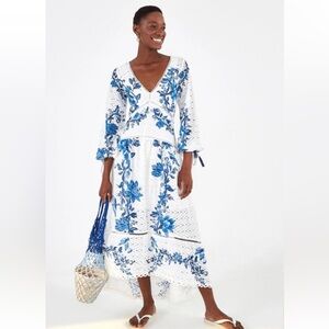 NWOT FARM Rio size XS Arara eyelet dress